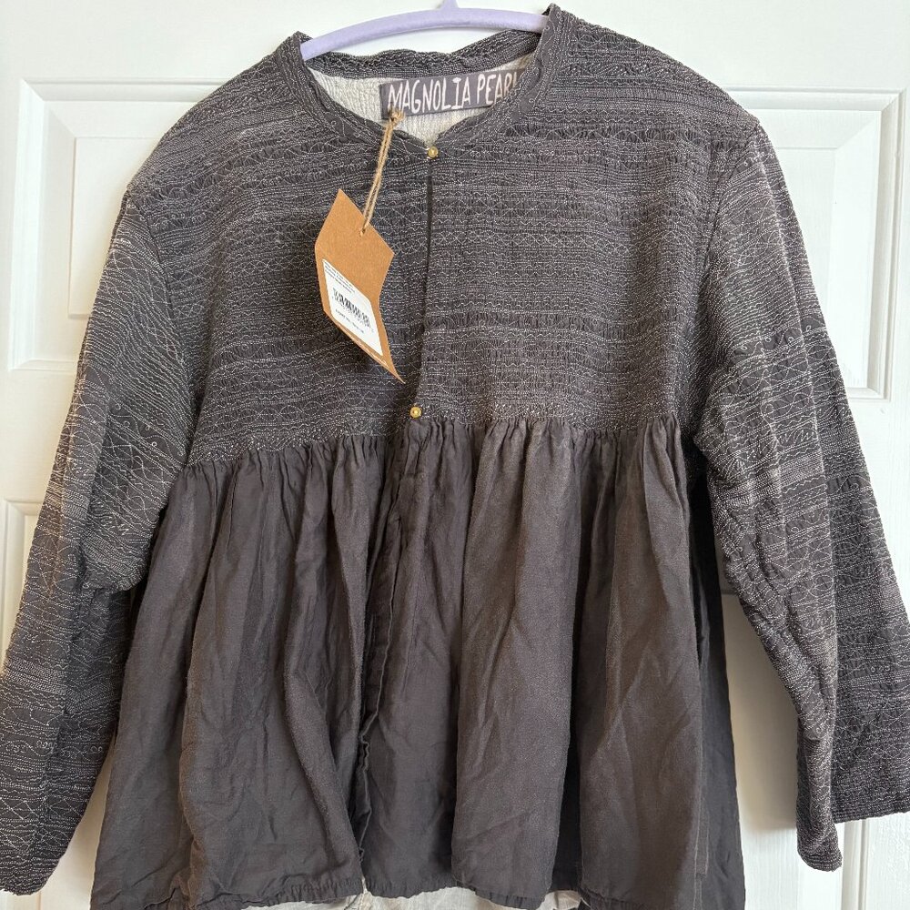 Magnolia Pearl Cotton Silk Khalo Jacket #395 OZZY NWT